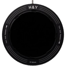 H&Y Filters RevoRing Variable ND3-ND1000 & Circular Polarizer Filter (67-82mm)